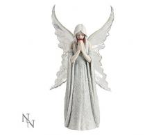 Nemesis Now Figurine 26cm White Only Love Remains Anne Stokes, Statuetta Bianca 26 cm, Resina, Taglia Unica