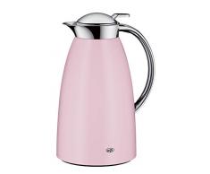 ALFI 3561.290.100 - Caraffa Termica Gusto in Quarzo, 1 l, Completamente Impermeabile, Coperchio smontabile per Una Pulizia igienica, Colore: Rosa Opaco