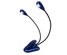 Mighty Bright Doubleflex Luce da lettura con LED, colore: Blu