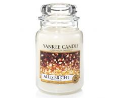 YANKEE CANDLE Candela Profumata Giara all Is Bright Profumatore Dambiente, Multicolore, Grande Vaso