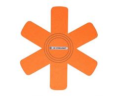 Le Creuset 95003440090300 Set di 3 Salvapentola, Adatto per Tutti i Tipi di Pentole, Tessuto, Arancio, 36 cm