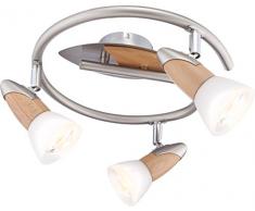 globo, Lampada da soffitto a 3 luci, 230 volt