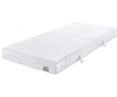 Traumnacht Basic, Materasso a Molle Insacchettate Materasso, Durezza 3, Bianco, 80 x 190 cm