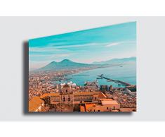Quadro moderno NAPOLI GOLFO 30x50 cm VESUVIO mare porto - STAMPA SU TELA Quadri Moderni XXL Arte Moderno Arredamento arredo Cucina Soggiorno Camera da letto