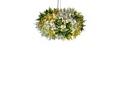 Kartell Bloom S2 Lampada a Sospensione, Confezione da 1 Pezzo, Menta, plastica