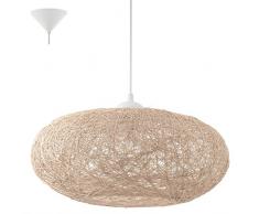 Eglo CAMPILO Lampadario a Sospensione E27, Beige