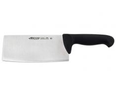 Arcos Serie 2900 - Mannaietta Mannaia da Cucina Coltello Scannare Coltello Macellaio - Lama Acciaio Inossidabile Nitrum 200 mm - Manico Polipropilene Colore Nero