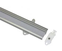 Gardinia 33841 Pannello Portante, Alluminio, Argento, 60 x 2.9 x 0.5 cm