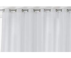 Linder 1013/10/375AB - Tenda Chic in Poliestere, 145 x 350 cm, Colore: Bianco