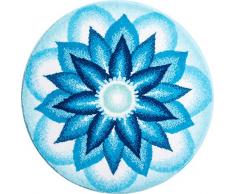 Grund Heavenly Peace Tappeto per Il Bagno, Poliacrilico Supersoft, Blu, 60 cm