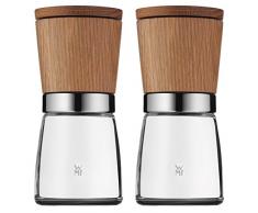 WMF Ceramill Nature 0652314500 Macinaspezie, Set da 2 Pezzi in Acciaio Inox e Legno