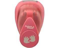 Vaessen Creative Perforatrice Mano del Bambino, Piccola, Fustellatrice per Carta, per Progetti Fai da te, DIY Scrapbooking e Creazione di Biglietti