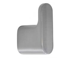 Inda A2020AAC Mito Appendiabiti da Parete, Ottone, Nichel Spazzolato, 4 x 2 x 6 cm