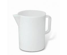 Giganplast GIG Caraffa Graduata, 2 Litri, Polietilene, Bianco