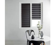 store dintÃ©rieur Tapparella 1950033 - Tenda avvolgibile Giorno e Notte, in Poliestere, Nero, 60 x 180 cm