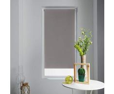 store dintÃ©rieur Tenda Oscurante in Poliestere, Oscurante, Colore: Bianco, Talpa, 45 x 180 cm