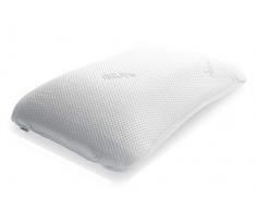 Tempur Symphony - Cuscino ergonomico per chi dorme sul fianco o sulla schiena, bianco, 43 x 63 x 12,5 cm