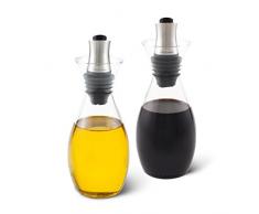 Cole & Mason H103028 Set 2 Oliera e Acetiera con Selezione di Flusso, 210