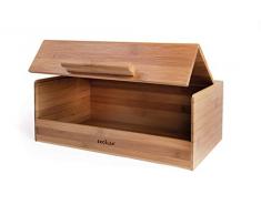 Excelsa Eco Living Portapane con Coperchio a Ribalta, Legno