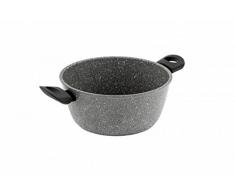 Barazzoni, Linea induction facile plus, Casseruola 2 manici Ã¸24 cm, Made in Italy