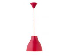 Els Banys, Pop, Lampada a sospensione, in PVC, cavo dello stesso colore del paralume, Rosso (rot)