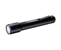 VARTA Night Cutter F30R - torcia ricaricabile di qualità e power bank (2600mAh) in uno, include cavo di ricarica Micro-USB, 4 modalità di illuminazione, portata 700 Lumen
