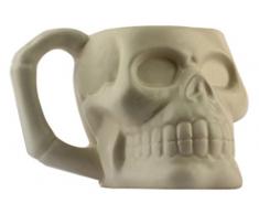 Thumbs Up! Skull Mug Tazza Teschio, Ceramica, Grigio, 16X14X9 cm
