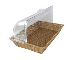 Cesta Simile Vimini con Cupola GN 1/1 Marrone Pp - 1 unitÃ 