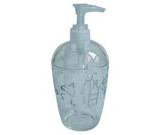 Opportunity 21r12987Â a900Â Sun Dispenser di Sapone, plastica, Argento, 8Â x 8Â x 17Â cm