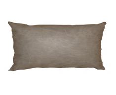 Olibo Pandora Cuscino Bombato, Ecopelle, Grigio, cm 30X50