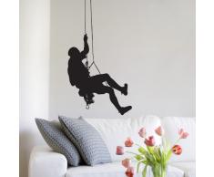 Adesiviamo Wall0000455 N M Adesivo da Parete, PVC, Nero, 34 x 60 cm