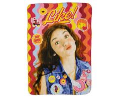 St.Ioannidis & Suo d61009Â âÂ 3Â Plaid Coperta in Pile sotto Licenza Soy Luna Poliestere Multicolore 140Â x 100Â cm