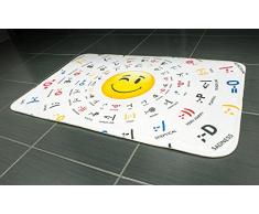 Tatkraft 3D Emozioni Tappetino da Bagno, 50Â x 80Â cm, Ultra Morbido Antiscivolo