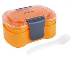 Excelsa Lunch for One Contenitore Portapranzo, Arancione, Adatto al Microonde