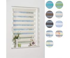 K-home Klemmfix, Tenda a rullo Madrid, Fissaggio a Clip Senza Viti, Beige, 75 x 150 cm