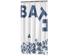 Sealskin Littera 233021324 - Tenda da Doccia, 180 x 200 cm