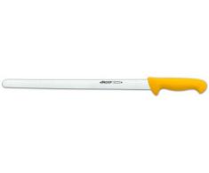 Arcos Serie 2900 - Coltello Prosciutto - Lama Acciaio Inossidabile Nitrum 400 mm - Manico Polipropilene Colore Giallo