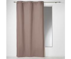 Douceur dIntÃ©rieur Panama Tenda con occhielli, in cotone, dimensioni: 140 x 240 cm, ceramica, marrone, 140x2x240 cm