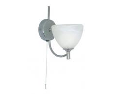 Hamburg - Lampada da parete, struttura in cromo lucidato, per lampade con attacco G9, ø 12 x 22 cm