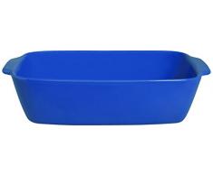 Excelsa Passione Colore Pirofila Rettangolare, Ceramica, Azzurro, 26x17x7 cm