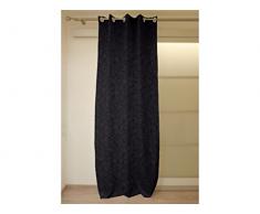 Tenda oscurante con occhielli 140 x 240 cm ESPACE nera