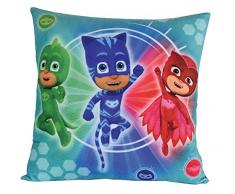 FUN HOUSE 712812Â pyjamasques Cuscino Quadrato Lamboa Imprime Blu 35Â x 35Â x 15Â cm