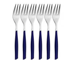 BUGATTI Set 6 forchette Dolce Glamour Blu Notte
