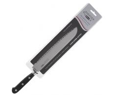 Stellar ij14Â 20Â cm Coltello per Il Pane Sabatier, Acciaio Inossidabile, Nero/Argento, 41.9Â x 8.5Â x 2.2Â cm