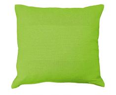 Nuances du Monde 3006674 - Federa per Cuscino in poliestere, 40 x 40 x 40 cm, Verde