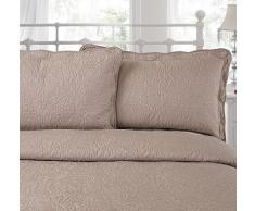 Highams Beautiful Victoria Design Coppia Di Federe, Poliestere, Portobello