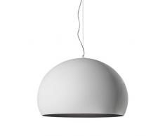 Kartell Fl/Y Lampada a Sospensione, E27, 15 W, LED, Bianco