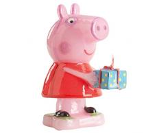 dekora 346089 - Candela, Motivo: Peppa Pig, 7,5 cm