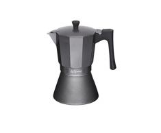 Kitchencraft le Xpress 9-cup induction-safe caffettiera espresso per, Alluminio, Matte Grey, 470 ml (9 Cup)