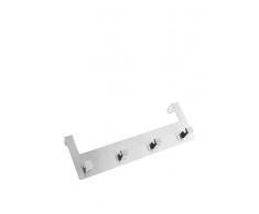 Wink design, Roseville, Appendiabiti Per Porta, Metallo, Argento